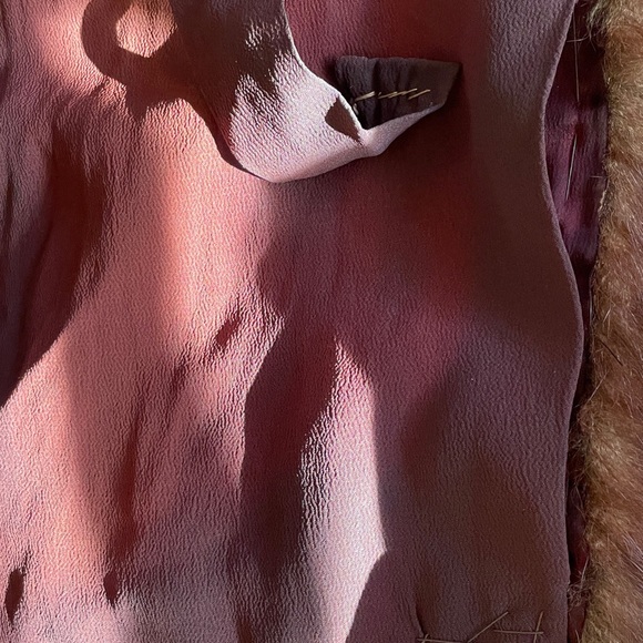 Genuine Mink Fur Stole Vintage